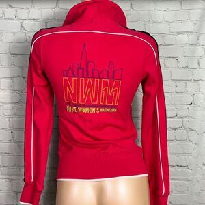 NIKE WOMENS MARATHON 2011 Full-zip Jacket w/collar size Small